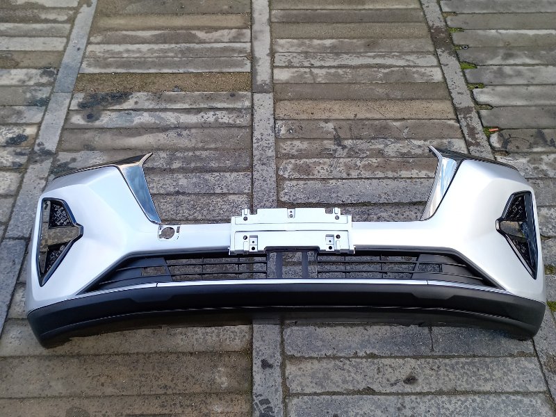 Бампер передний серебряный Chery Tiggo 7 Pro