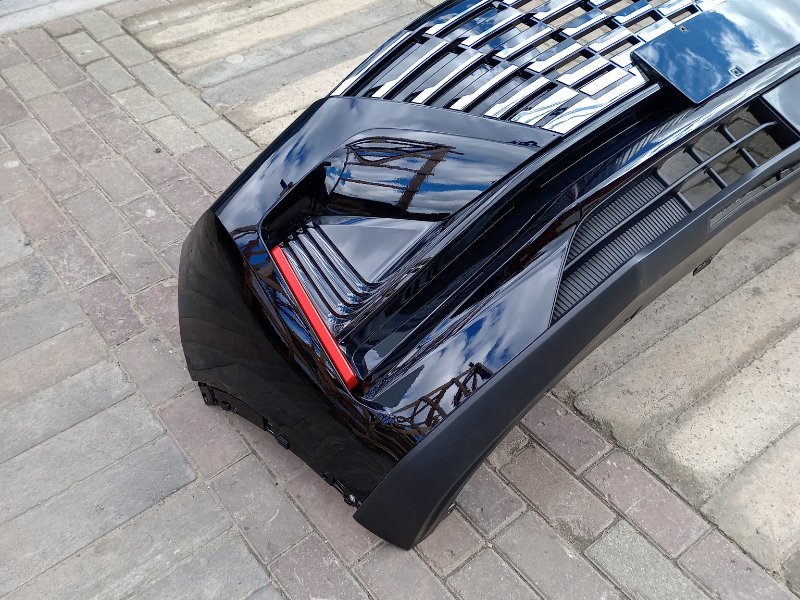 Бампер передний черный Changan CS55 Plus