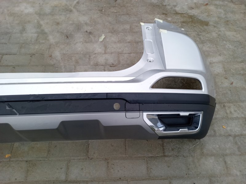 Бампер задний серебряный Chery Tiggo 4 Pro