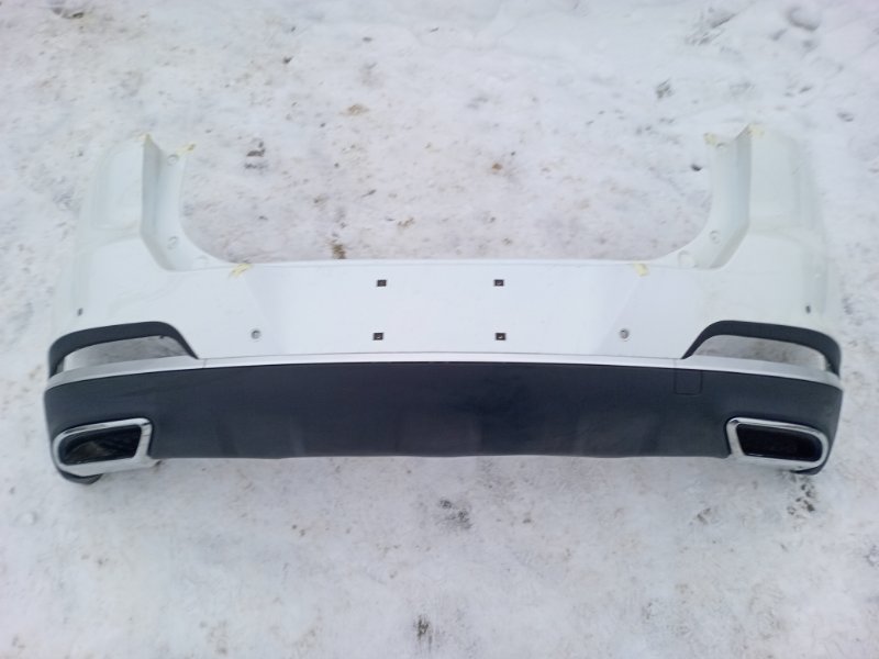 Бампер задний белый перламутровый Chery Tiggo 7 Pro Max