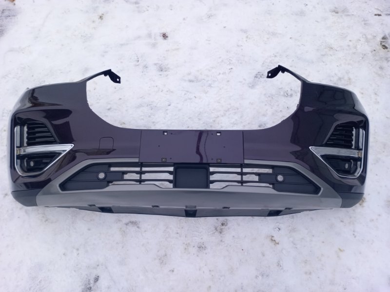 Бампер передний баклажановый Chery Tiggo 8 Pro