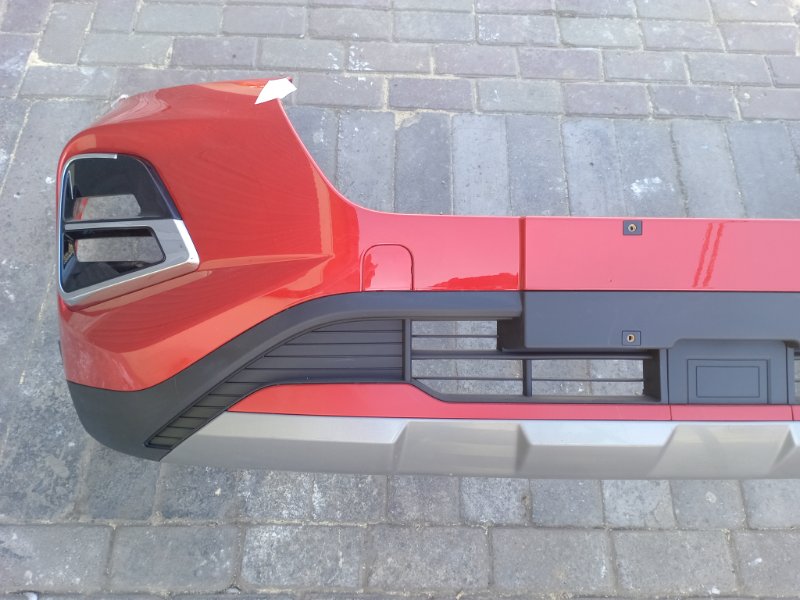 Бампер передний красный Chery Tiggo 4  Pro