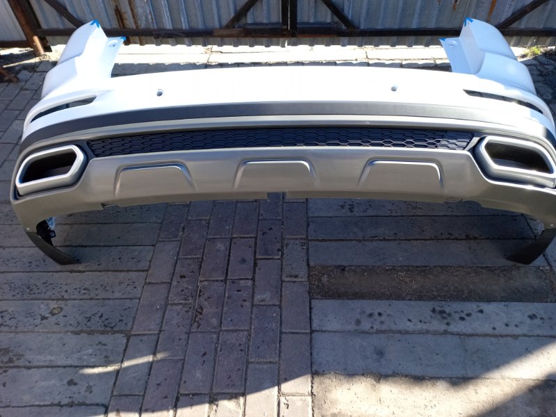 Бампер задний белый Chery Tiggo 8 Pro