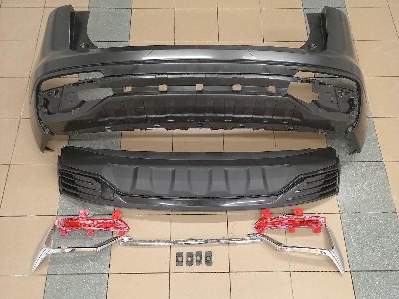 Бампер задний под покраску Geely Monjaro