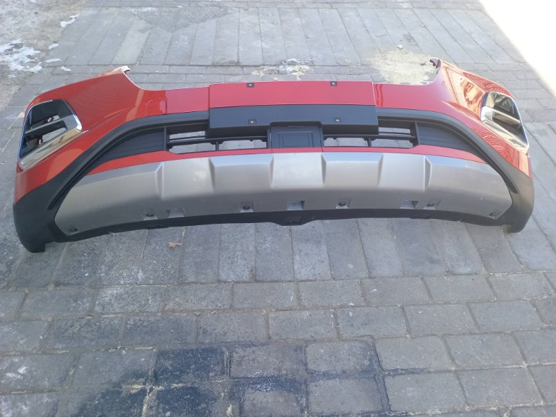 Бампер передний красный Chery Tiggo 4  Pro